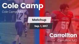 Matchup: Cole Camp High vs. Carrollton  2017
