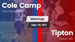 Matchup: Cole Camp High vs. Tipton  2017