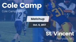 Matchup: Cole Camp High vs. St. Vincent  2017
