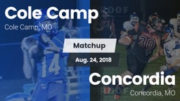 Matchup: Cole Camp High vs. Concordia  2018