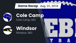 Recap: Cole Camp  vs. Windsor  2018