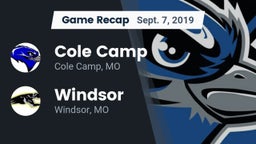 Recap: Cole Camp  vs. Windsor  2019