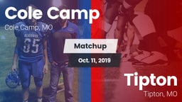 Matchup: Cole Camp High vs. Tipton  2019