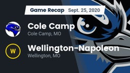 Recap: Cole Camp  vs. Wellington-Napoleon  2020