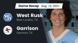 Recap: West Rusk  vs. Garrison  2021
