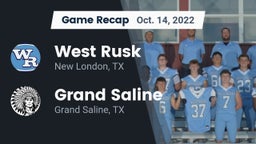 Recap: West Rusk  vs. Grand Saline  2022