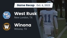 Recap: West Rusk  vs. Winona  2023