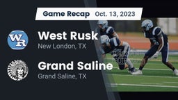 Recap: West Rusk  vs. Grand Saline  2023