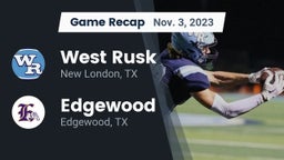 Recap: West Rusk  vs. Edgewood  2023