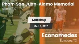 Matchup: PSJA Memorial vs. Economedes  2017