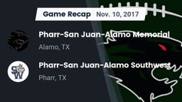 Recap: Pharr-San Juan-Alamo Memorial  vs. Pharr-San Juan-Alamo Southwest  2017