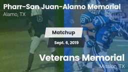 Matchup: PSJA Memorial vs. Veterans Memorial  2019
