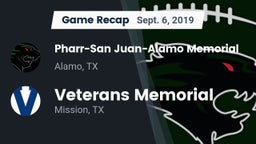 Recap: Pharr-San Juan-Alamo Memorial  vs. Veterans Memorial  2019