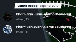 Recap: Pharr-San Juan-Alamo Memorial  vs. Pharr-San Juan-Alamo Southwest  2019