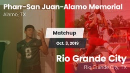 Matchup: PSJA Memorial vs. Rio Grande City  2019