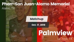 Matchup: PSJA Memorial vs. Palmview  2019