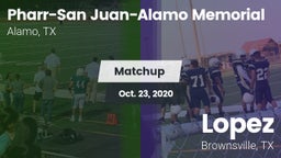 Matchup: PSJA Memorial vs. Lopez  2020