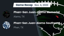 Recap: Pharr-San Juan-Alamo Memorial  vs. Pharr-San Juan-Alamo Southwest  2020