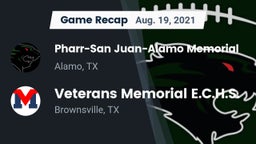 Recap: Pharr-San Juan-Alamo Memorial  vs. Veterans Memorial E.C.H.S. 2021