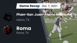 Recap: Pharr-San Juan-Alamo Memorial  vs. Roma  2021