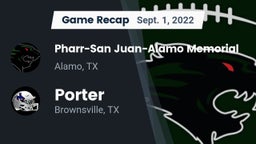 Recap: Pharr-San Juan-Alamo Memorial  vs. Porter  2022