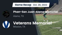 Recap: Pharr-San Juan-Alamo Memorial  vs. Veterans Memorial  2022