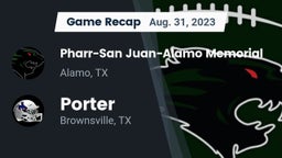 Recap: Pharr-San Juan-Alamo Memorial  vs. Porter  2023