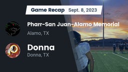 Recap: Pharr-San Juan-Alamo Memorial  vs. Donna  2023
