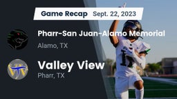 Recap: Pharr-San Juan-Alamo Memorial  vs. Valley View  2023