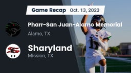 Recap: Pharr-San Juan-Alamo Memorial  vs. Sharyland  2023