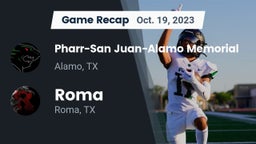 Recap: Pharr-San Juan-Alamo Memorial  vs. Roma  2023