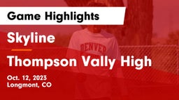Skyline  vs Thompson Vally High  Game Highlights - Oct. 12, 2023