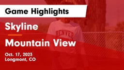 Skyline  vs Mountain View  Game Highlights - Oct. 17, 2023