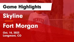 Skyline  vs Fort Morgan  Game Highlights - Oct. 14, 2023