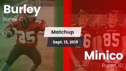 Matchup: Burley  vs. Minico  2019