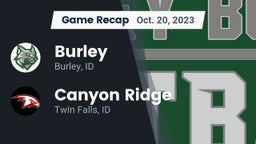 Recap: Burley  vs. Canyon Ridge  2023