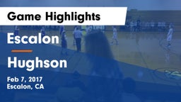 Escalon  vs Hughson  Game Highlights - Feb 7, 2017