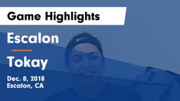 Escalon  vs Tokay  Game Highlights - Dec. 8, 2018
