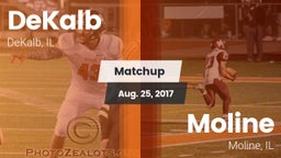 Matchup: DeKalb  vs. Moline  2017