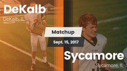 Matchup: DeKalb  vs. Sycamore  2017