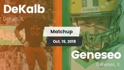 Matchup: DeKalb  vs. Geneseo  2018