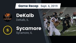 Recap: DeKalb  vs. Sycamore  2019