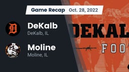 Recap: DeKalb  vs. Moline  2022