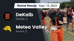 Recap: DeKalb  vs. Metea Valley  2023