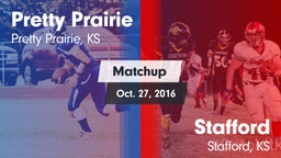 Matchup: Pretty Prairie High vs. Stafford  2016
