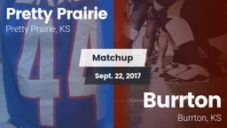 Matchup: Pretty Prairie High vs. Burrton  2017