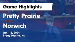 Pretty Prairie vs Norwich  Game Highlights - Jan. 12, 2024