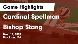 Cardinal Spellman  vs Bishop Stang  Game Highlights - Nov. 17, 2020