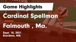 Cardinal Spellman  vs Falmouth , Ma. Game Highlights - Sept. 10, 2021