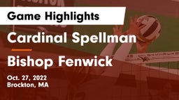 Cardinal Spellman  vs Bishop Fenwick  Game Highlights - Oct. 27, 2022